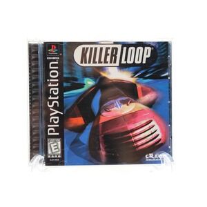 Killer Loop (Sony PlayStation 1, PS1, 1999) Racing Game Black Label CIB w/Manual